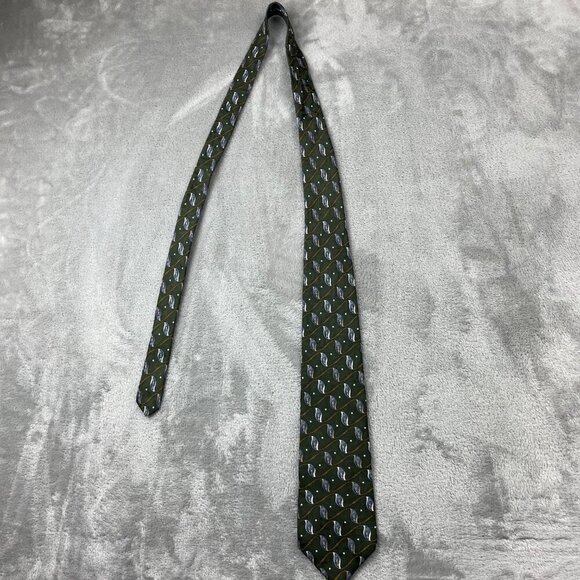 Van Heusen Men's Classic 100% Silk Neck Tie - Picture 2 of 6